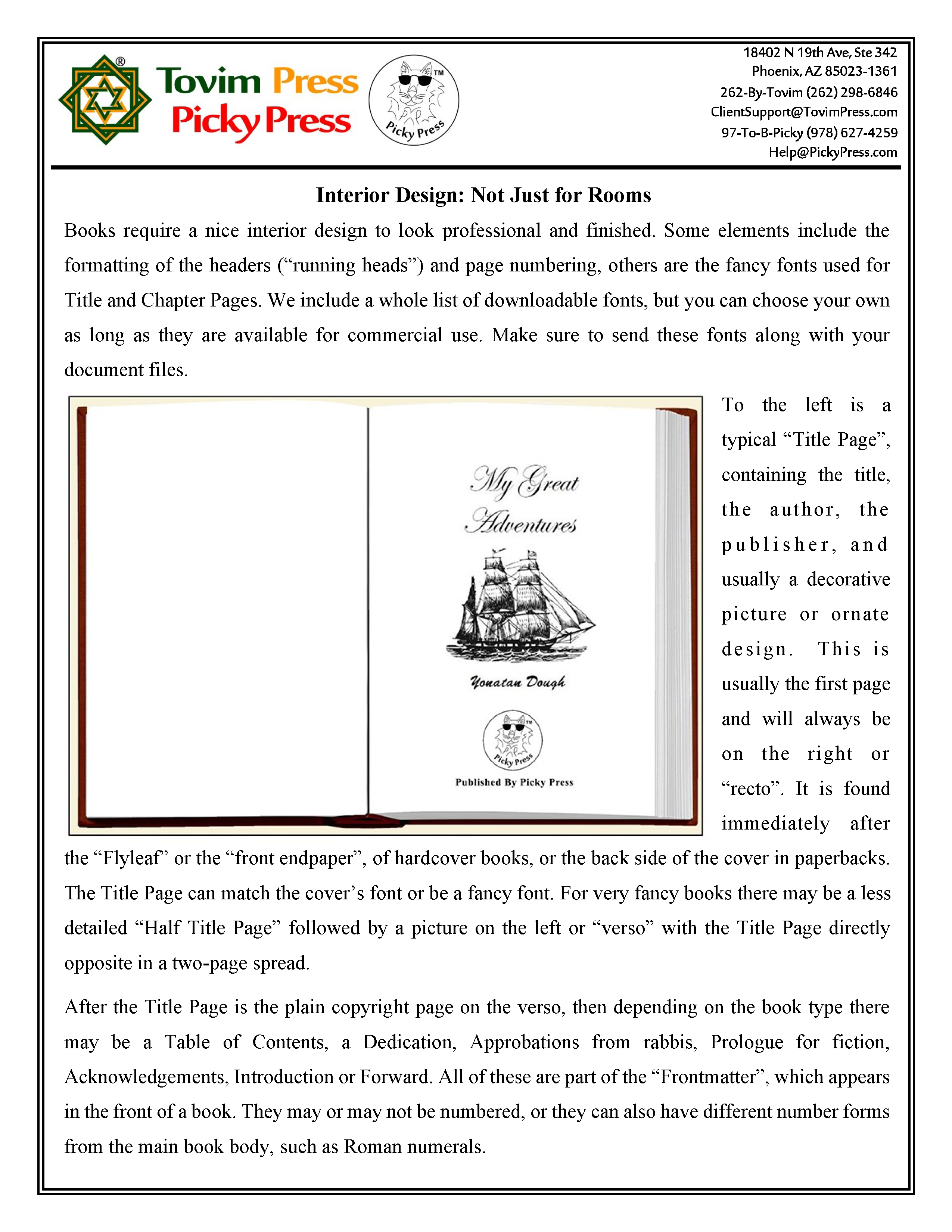 Interior Design for Books Page 1