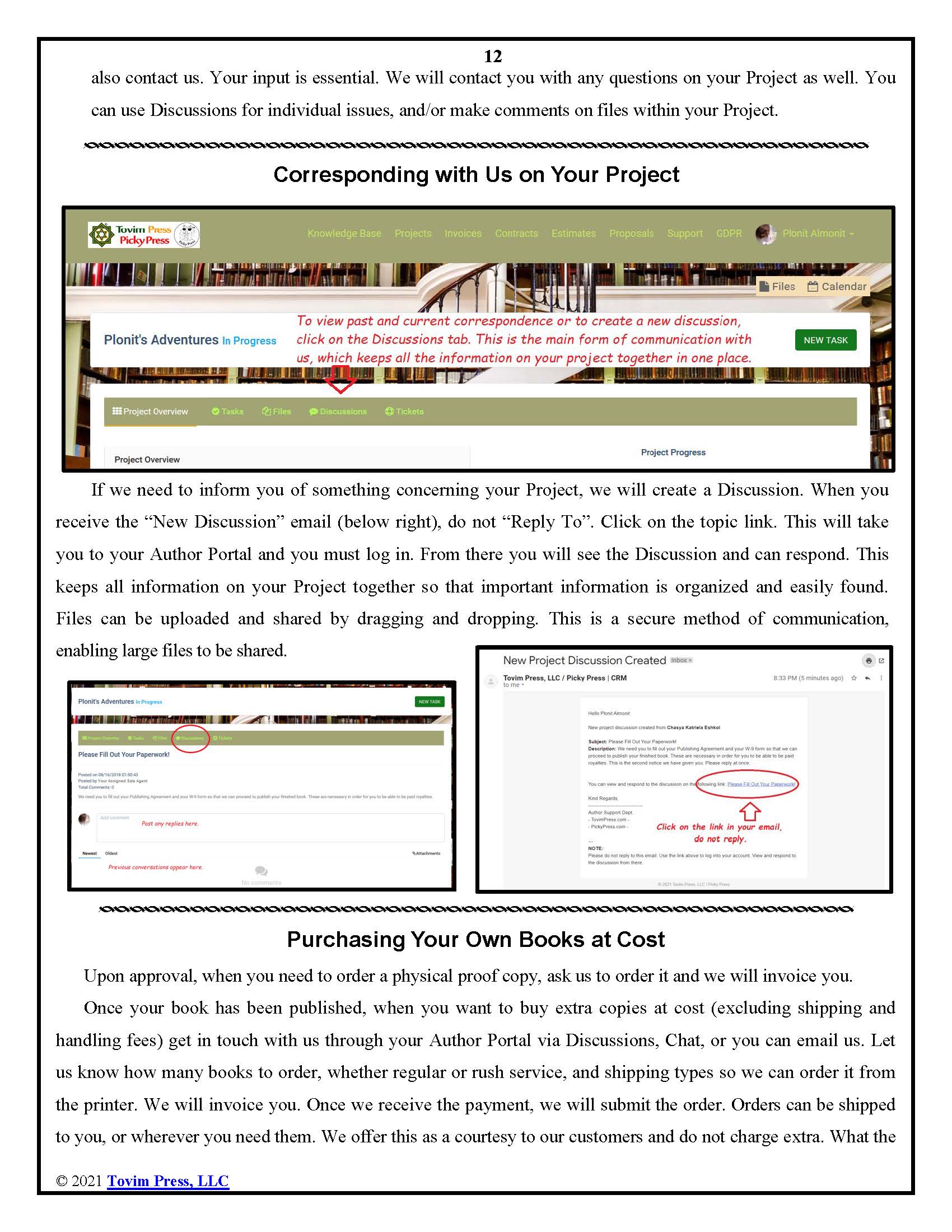 Guide to Publishing with Tovim Press and Picky Press Page 12